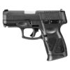 Pistola Taurus G2c .38 TPC em polímero preto vista lateral esquerdo