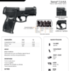 Pistola Taurus G2c .38 TPC em polímero preto e ficha tecnica