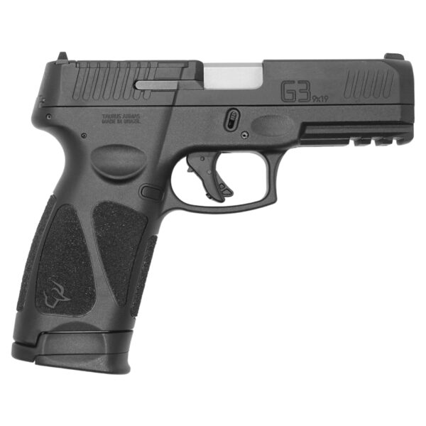Pistola Taurus G3 TORO 9mm em polímero preto com ferrolho preparado para red dot