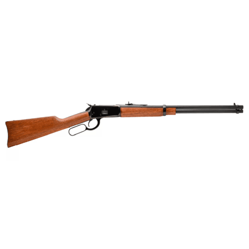 Carabina-Lever-Action-Rossi-Oxidado-Cano20 Carabina Rossi Oxidado Cano 20 lever action em aço carbono preto fosco com coronha de madeira e cano redondo