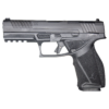 Pistola Taurus TX38 .38 TPC full size em polímero preto preparada para red dot vista lateral esquerdo
