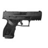 Pistola Taurus TX9 Compacta 9mm em polímero preto preparada para red dot vista lateral