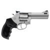 Revólver Taurus RT 627 .357 Magnum em aço inox fosco com compensador de recuo e empunhadura de borracha vista lateral