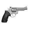 Revólver Taurus RT 66 .357 Magnum em aço inox fosco com empunhadura de borracha vista lateral